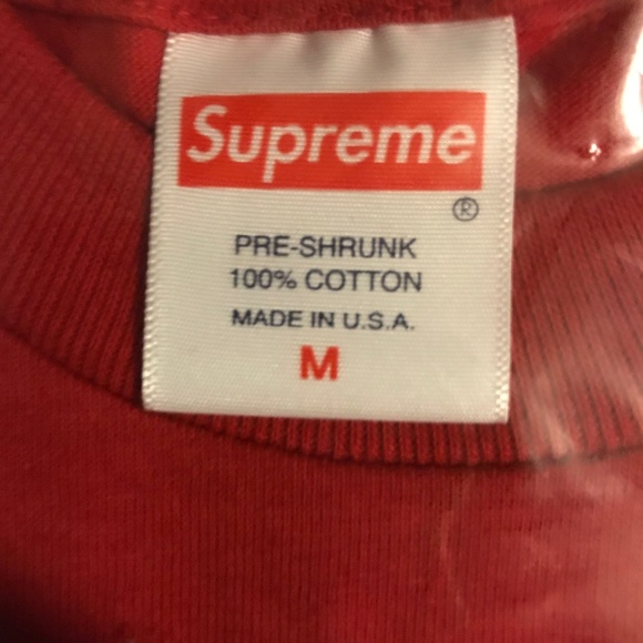 SS18 RED CHART TEE - Picture 3 of 5